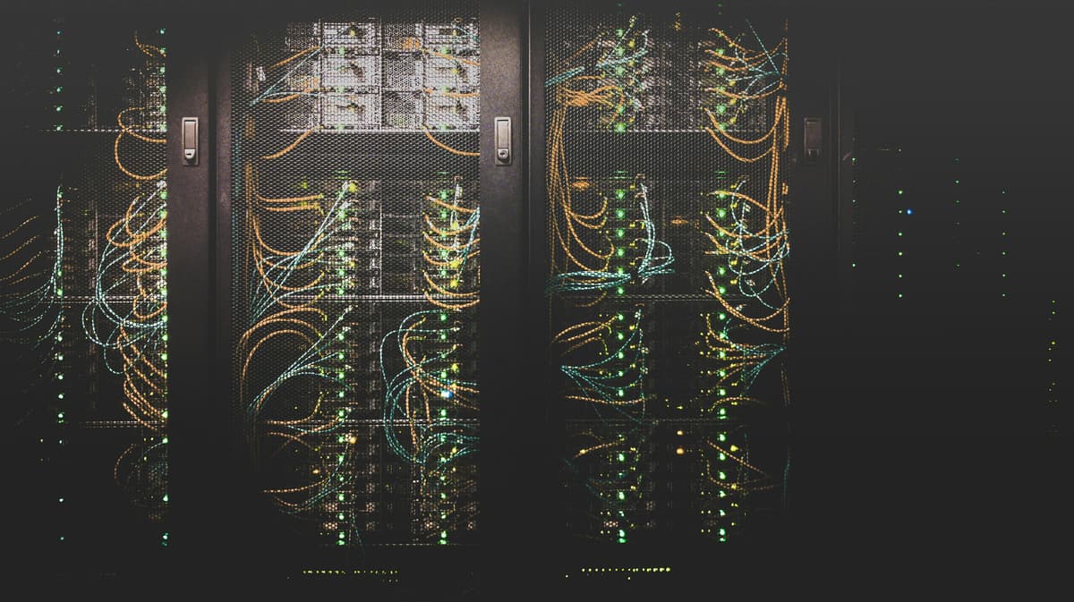 Server racks in a data centre